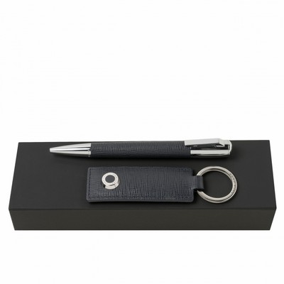 Set HUGO BOSS (ballpoint pen & key ring)