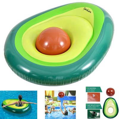 Inflatable Avocado Pool Float