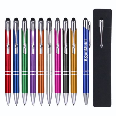 Metal Stylus Pen with PE-Pouch