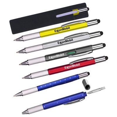 Multi-Function Screw Driver Pen w/PE Pouch