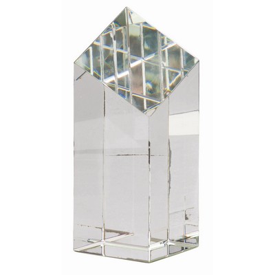 6" Crystal Diamond Top Pillar