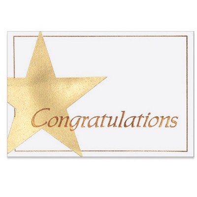 Congratulations Business Note Card (3 1/2"x5")