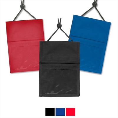 5.50" W x 7.00" H - 3-Pocket Credential Wallet (1 Color Imprint)