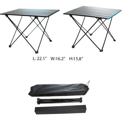 Medium Portable Ultralight Aluminum Folding Camping Table