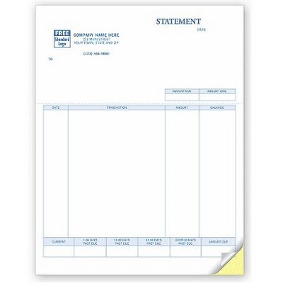 Classic Laser Statement w/ Perforation - 1 Part