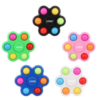 Push Pop Bubble Fidget Spinner