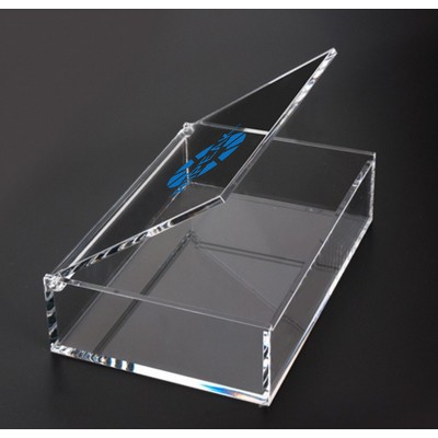 Open Countertop Acrylic Tray w/Lid