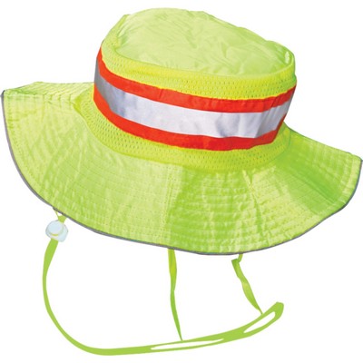 Hi VIs Lime Reflective Booney Hat