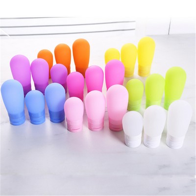 Bulb shape travel portable leakproof squeeze silicon sub bottle