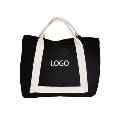 16 Oz. Canvas Expandable Tote Bag