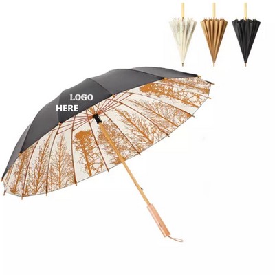 Wooden Handle Umbrella