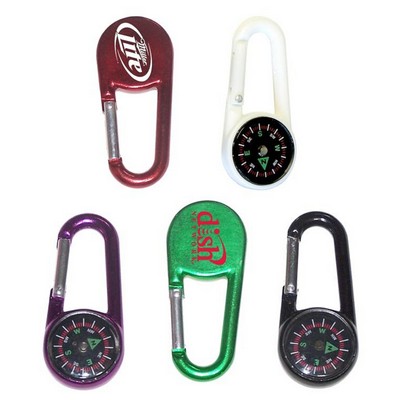 Carabiner with Compass