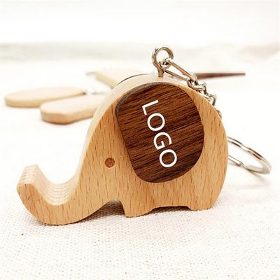 Elephant Shaped Phone Stand Pendant Keychain