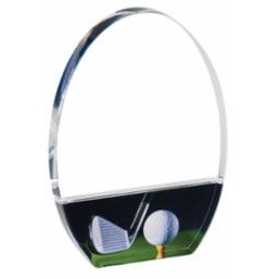 Small Acrylic Golf Award