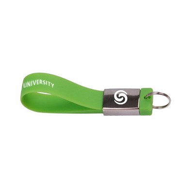 Rock Falls Silicon Key Chain Mini USB-512MB