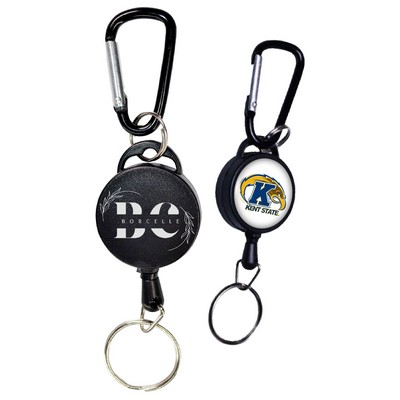 Outdoor Carabiner Badge Reel w/ Keyring