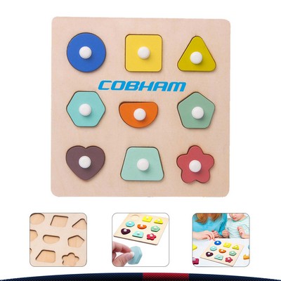 Wooden Shape Puzzle Set