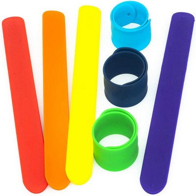 9 1/2 Inch Silicone Slap Bracelet