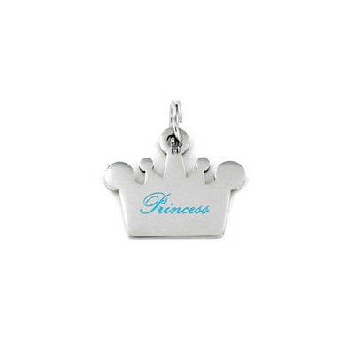 Stainless Pet Tag - Crown