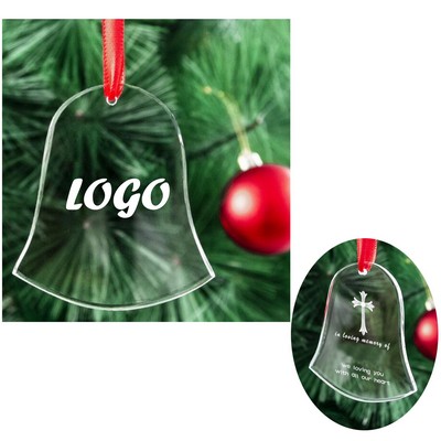 Clear Bell Ornament