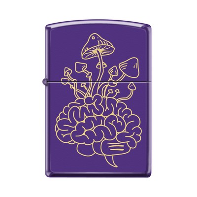 Zippo® Classic Purple Matte Lighter