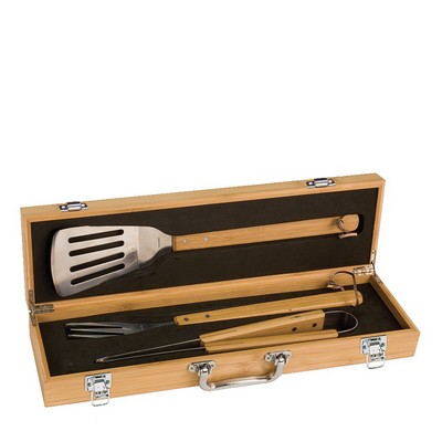 3-Piece Rosewood BBQ Set