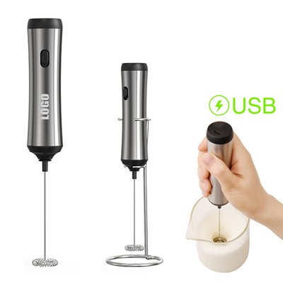 Rechargeable Electric Coffee Mixer Egg Whisk With Stand