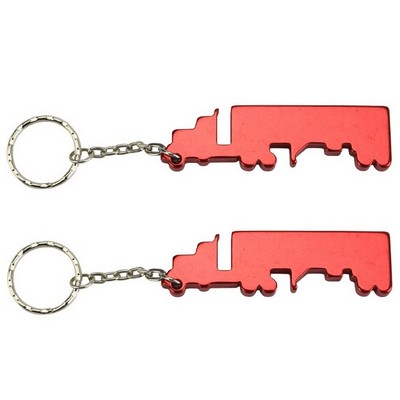 Truck Bottle Opener Keychain