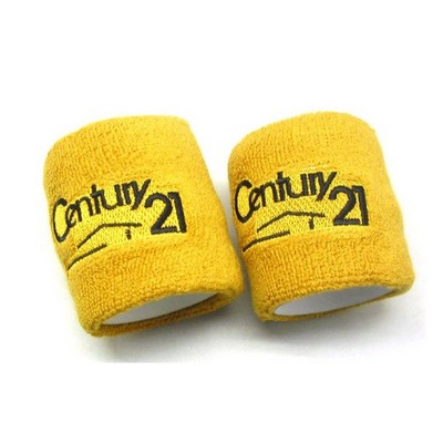 Sports Wristbands with zipper Sweat Bands for Athletic- Stretchy Cotton Terry Cloth for Working Out