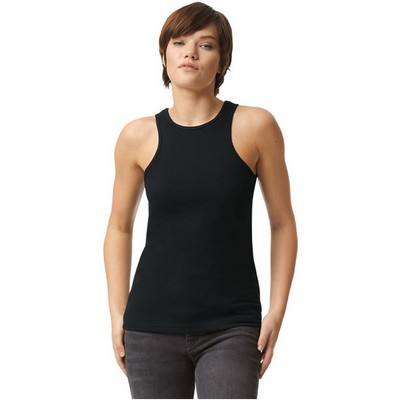 American Apparel Ladies' CVC Racerneck Tank