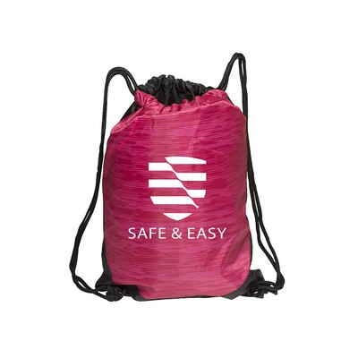 Rio Grande Drawstring Backpack - Red