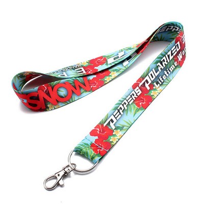 3/4 Youth Size Full Color Sublimated Lanyard