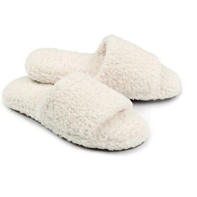 Spa Slippers - Solid - Chenilla Classic™ - Creme - L/XL