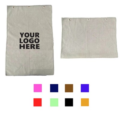 16" x 25" Micro fiber Golf Towel W/Hook