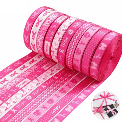 Breast Cancer Awareness Craft Ribbon 5 Yard