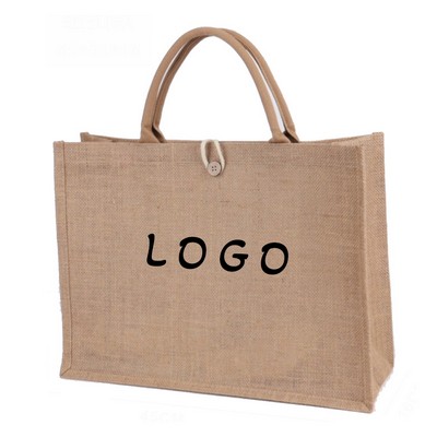 Eco-friendly Jute Shopping Tote Bag