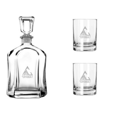 Winchester Whiskey Decanter Set