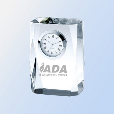 Crystal Column Clock