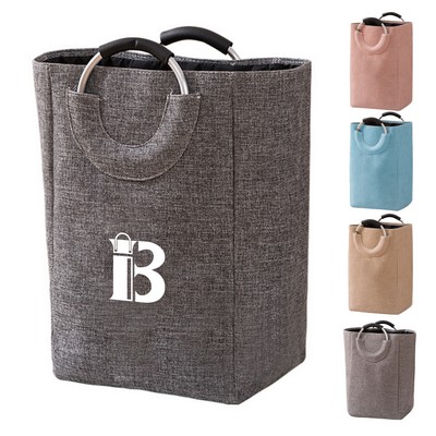 Laundry bag with round handles