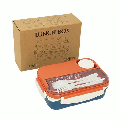 Plastic Lunch Box 4 Compartments