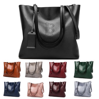 Leather Tote Bag for Women