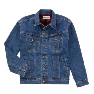 Wrangler® Rugged Wear® Men's Antique Navy Blue Denim Jacket