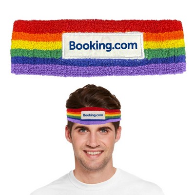 Rainbow Head Sweatband