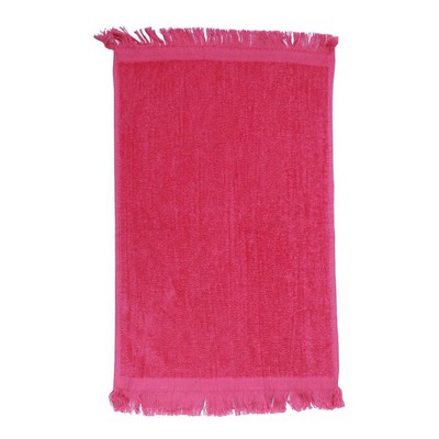 Fingertip Towel Fringed Ends