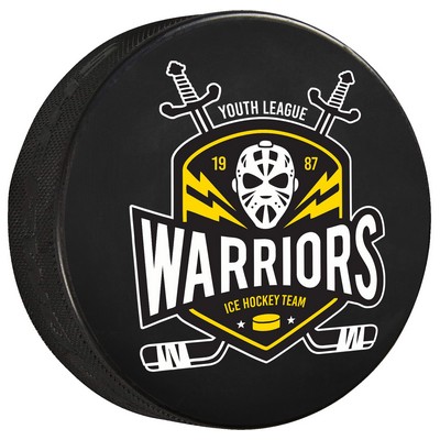 Canadian-Made Hockey Pucks - 4 Color Process 1 side print