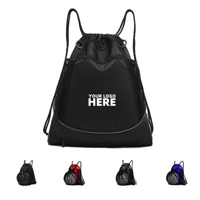 Basketball Backpack Drawstring Bag