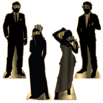 Masquerade Silhouette Stand-Ups