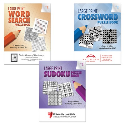 FSC® Certified Large Print Puzzle Books