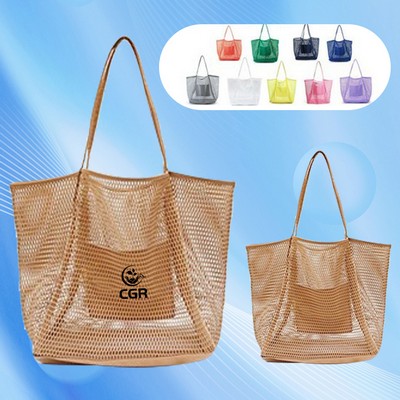 Sheer Beach Tote Handbag