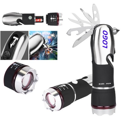 Multifunctional Flashlight Emergency Tool